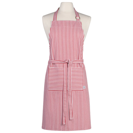 NOW Designs Apron: Chef, Narrow Red Stripe
