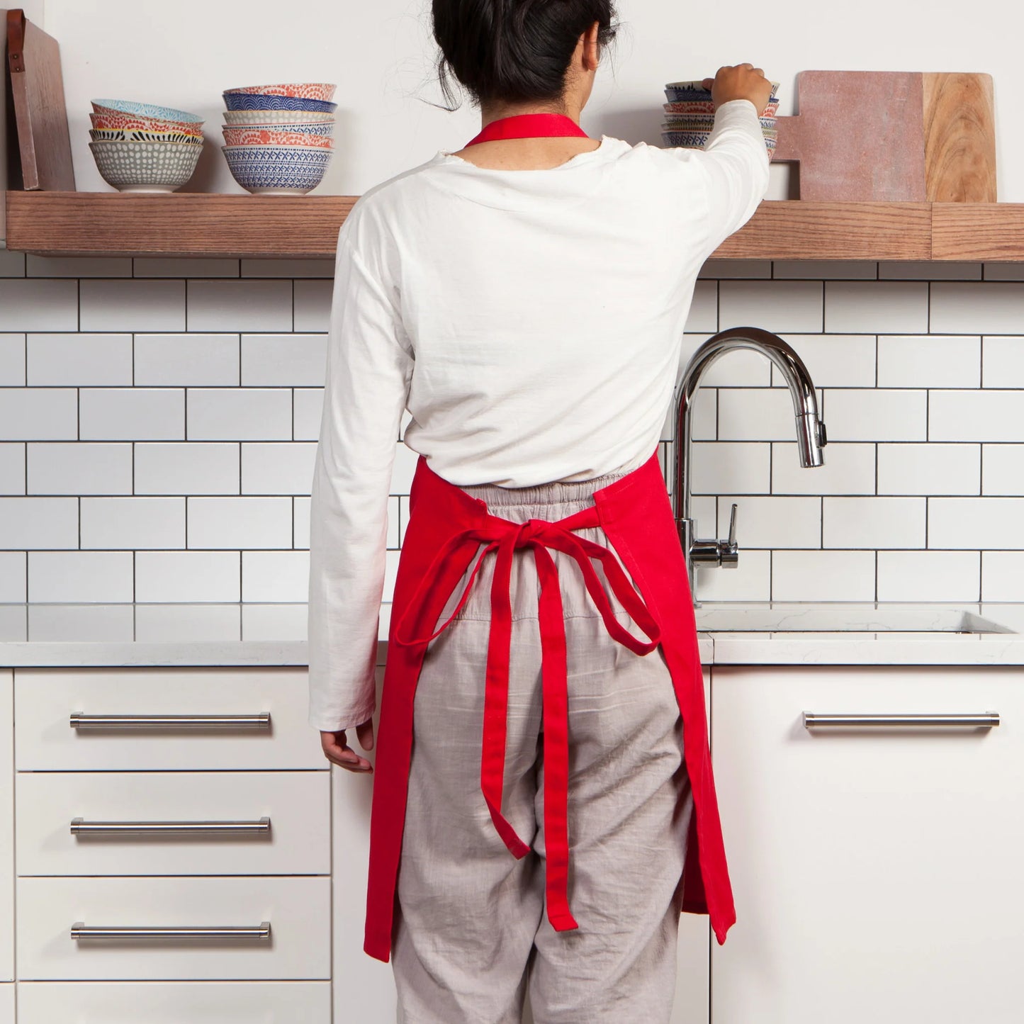 NOW Designs Apron: Chef, Red