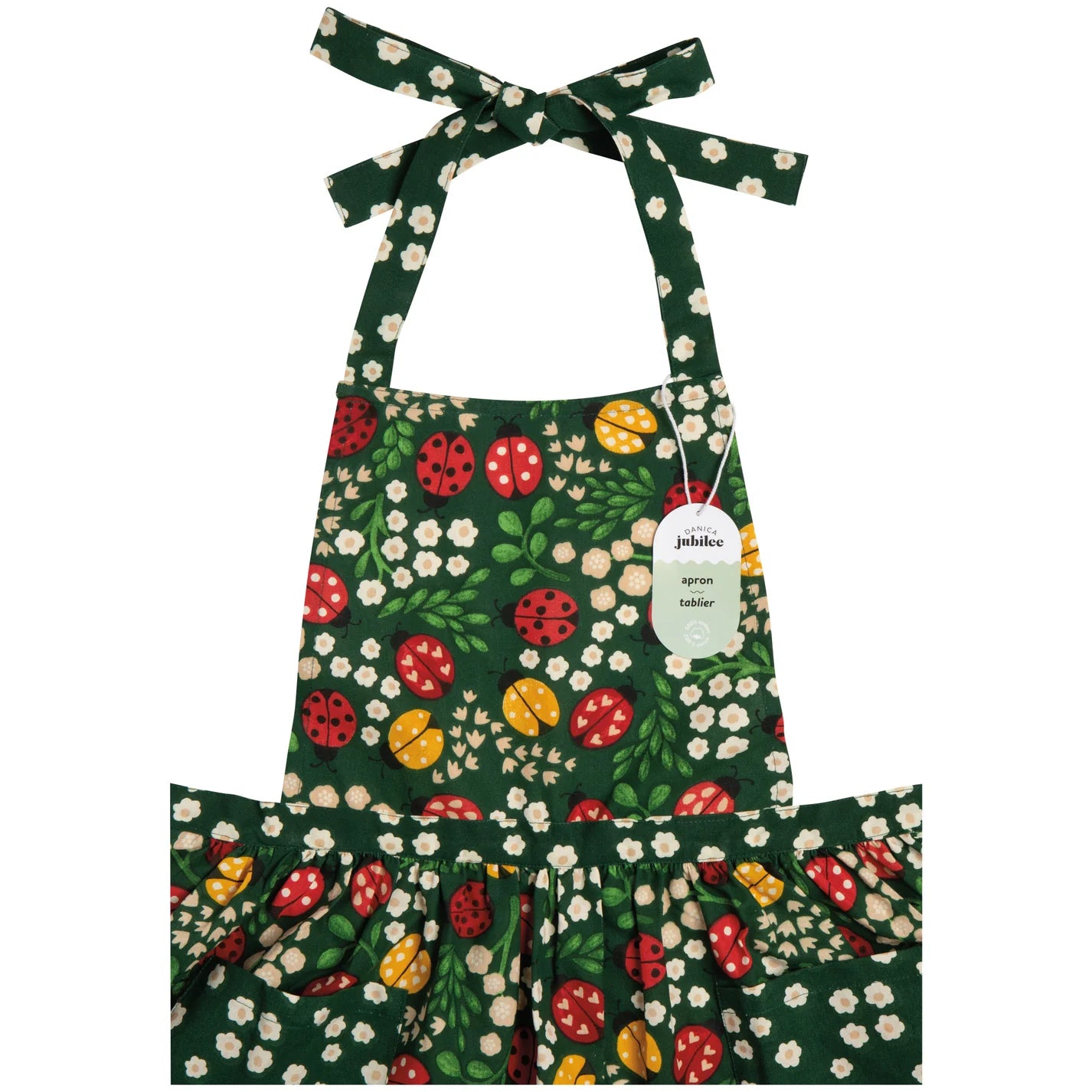 NOW Designs Apron: Maisie, Ladybugs