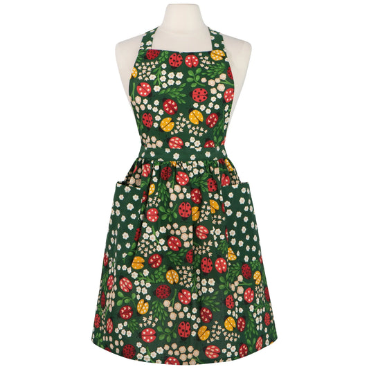 NOW Designs Apron: Maisie, Ladybugs