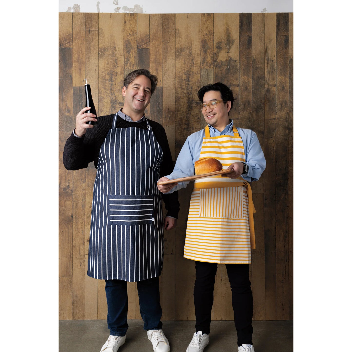 NOW Designs Apron: Mighty, Butcher Stripe