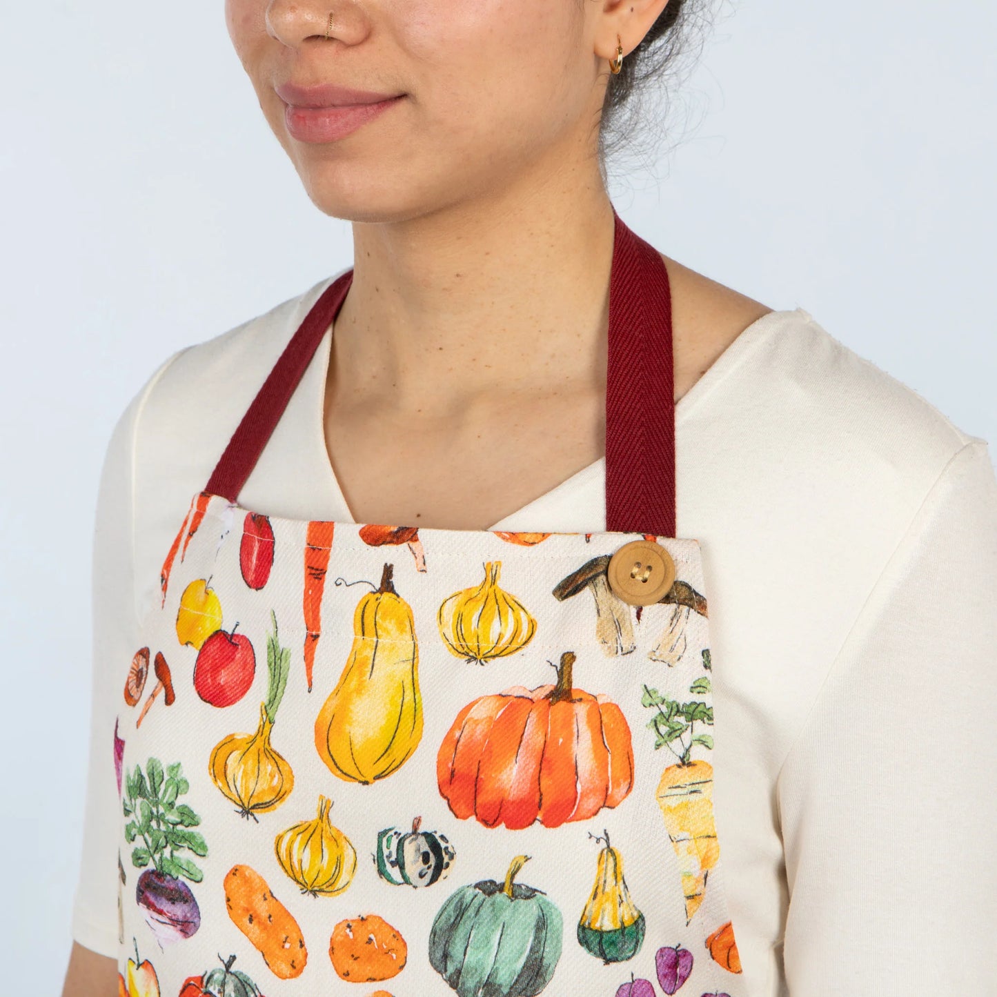 NOW Designs Apron: Spruce, Veggie Stand