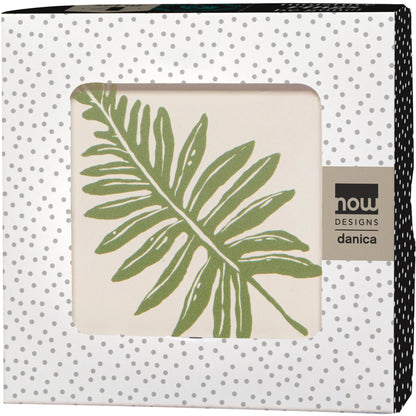 NOW Designs Coasters (Set of 4): Fern & Frond
