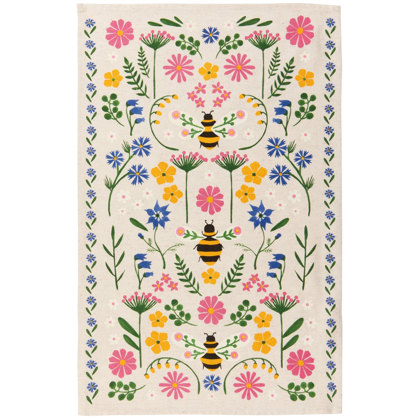 NOW Designs Dishtowel: Bee Garden