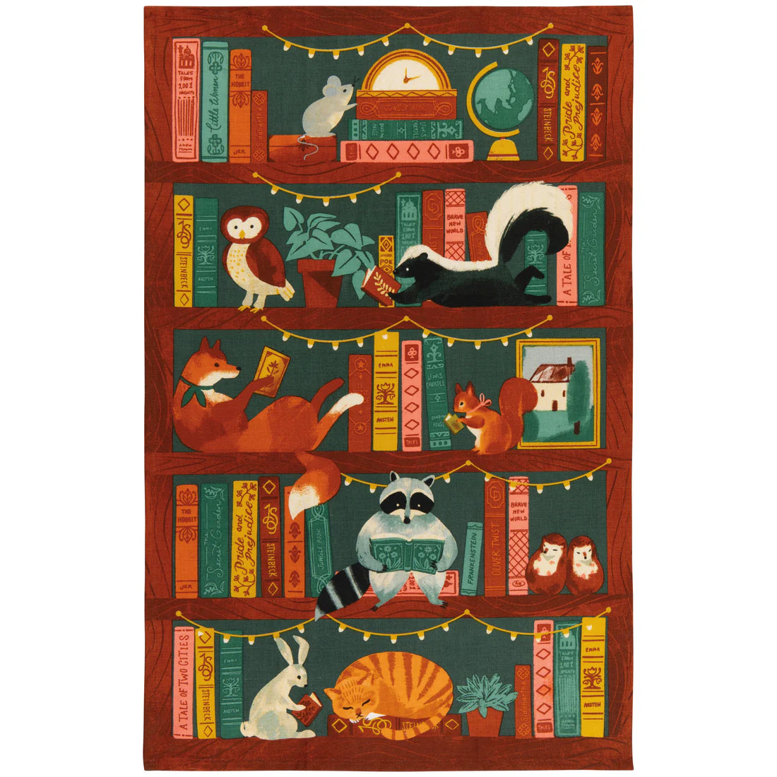 NOW Designs Dishtowel: Book Club