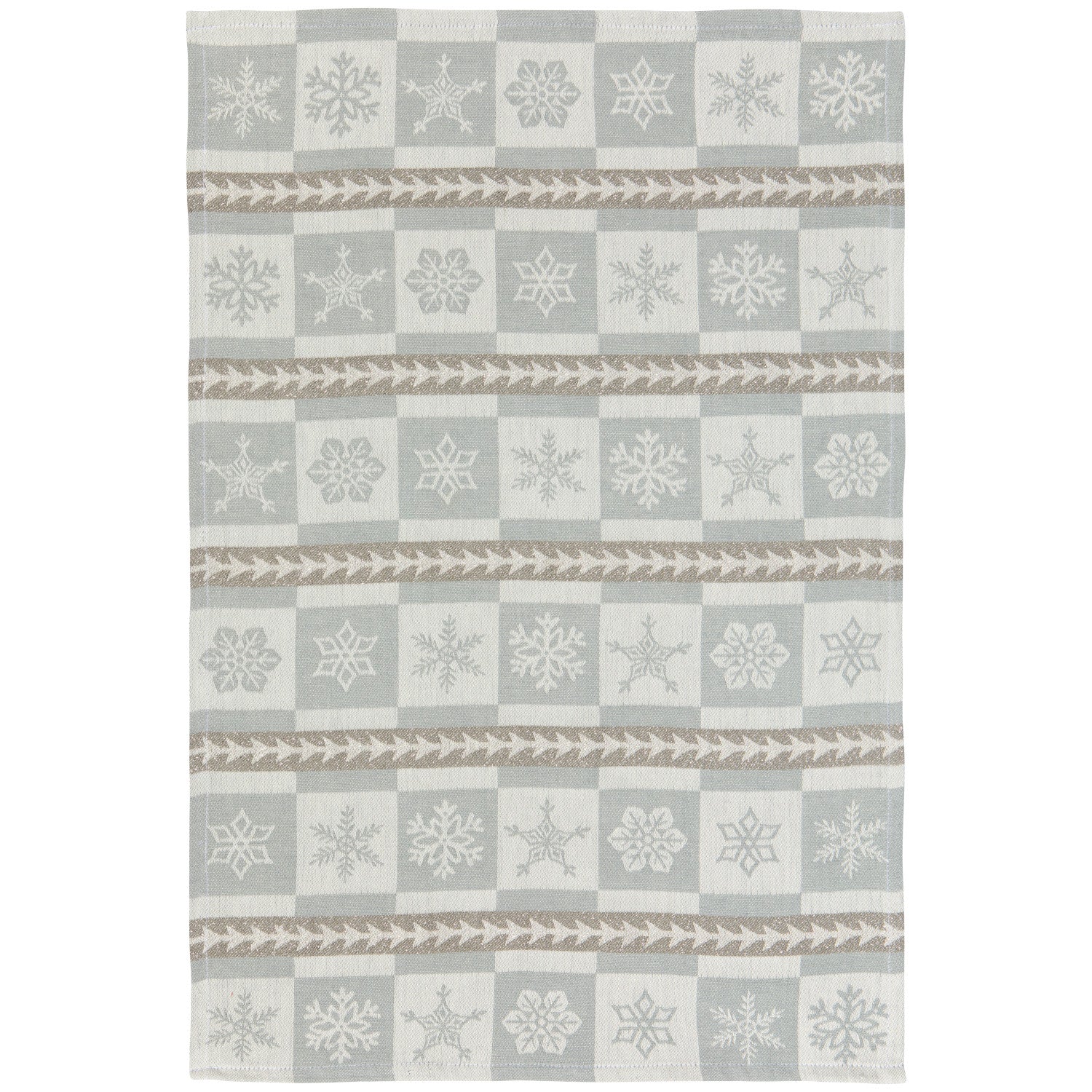 NOW Designs Dishtowel: Jacquard, Snowfall