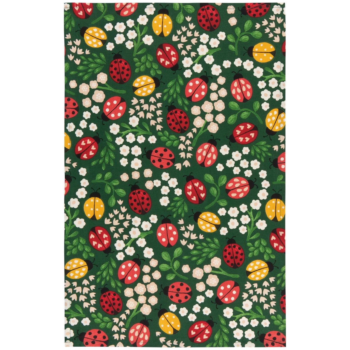NOW Designs Dishtowel: Ladybugs