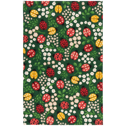 NOW Designs Dishtowel: Ladybugs