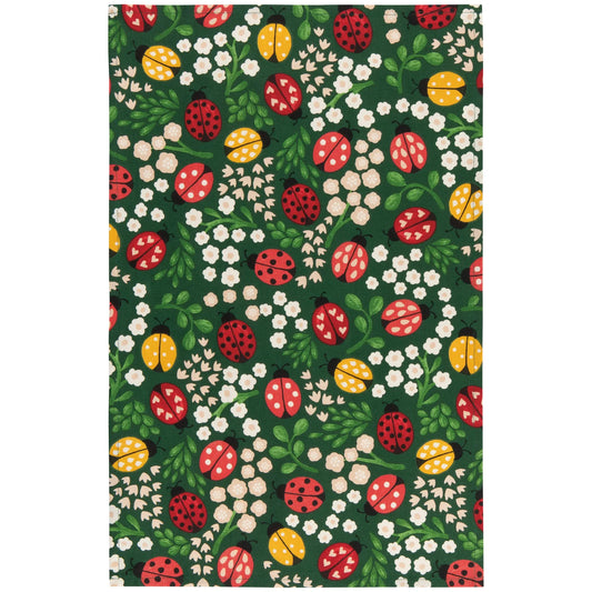 NOW Designs Dishtowel: Ladybugs