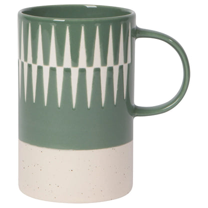NOW Designs Etch Mug: Jade