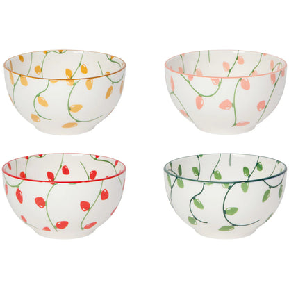 NOW Designs Everyday Bowls (Set of 4): Holiday Glow