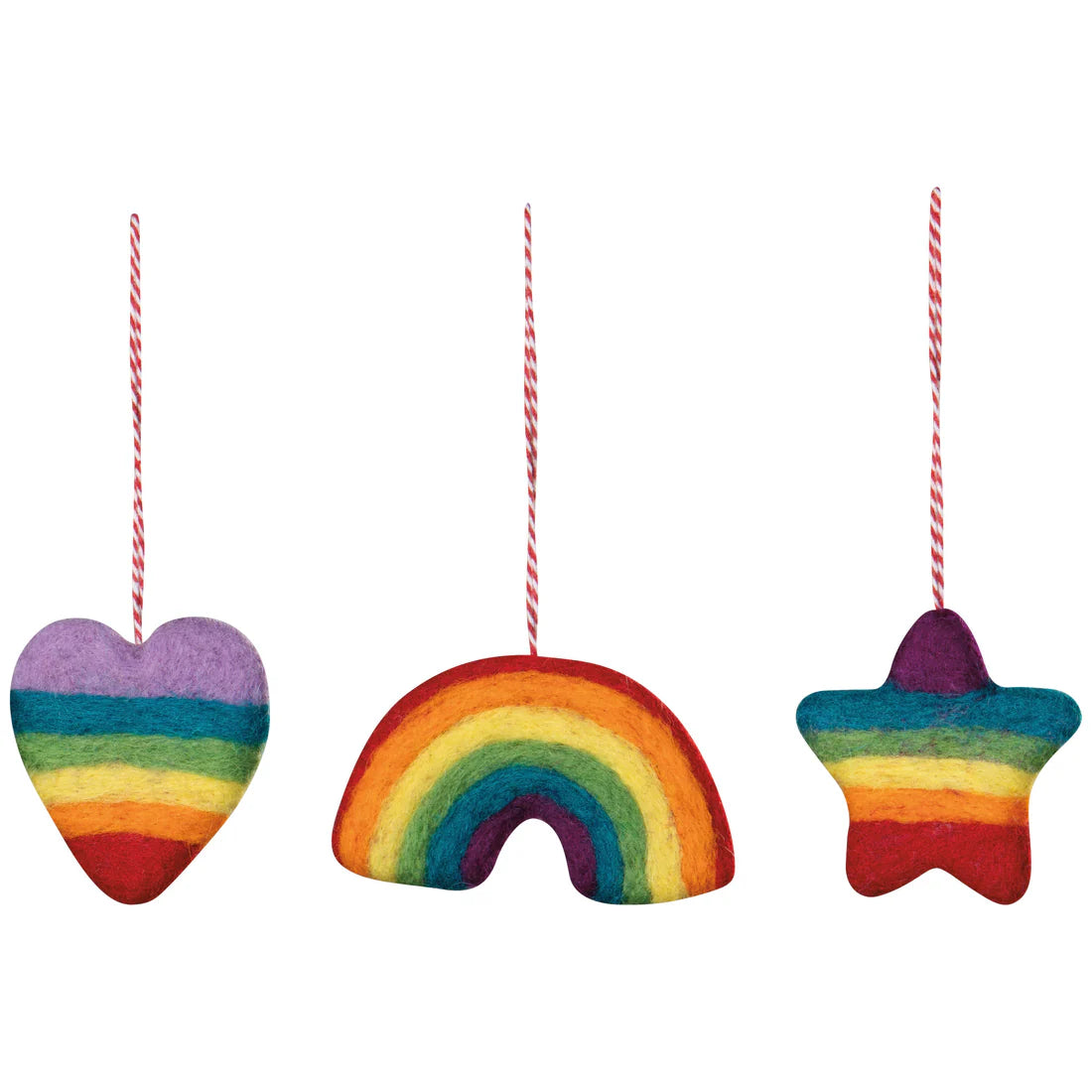 NOW Designs Felt Ornaments: Love is Love