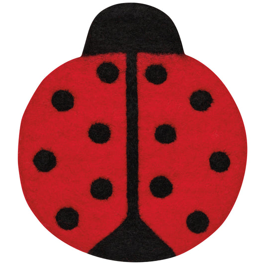 NOW Designs Felt Trivet: Ladybug