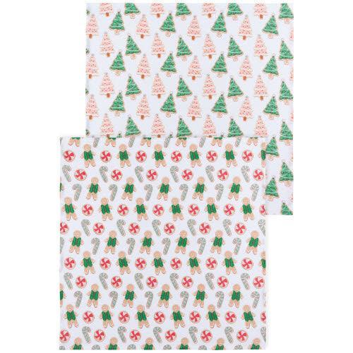 NOW Designs Floursack Towels (Set of 2): Cookie Exchange