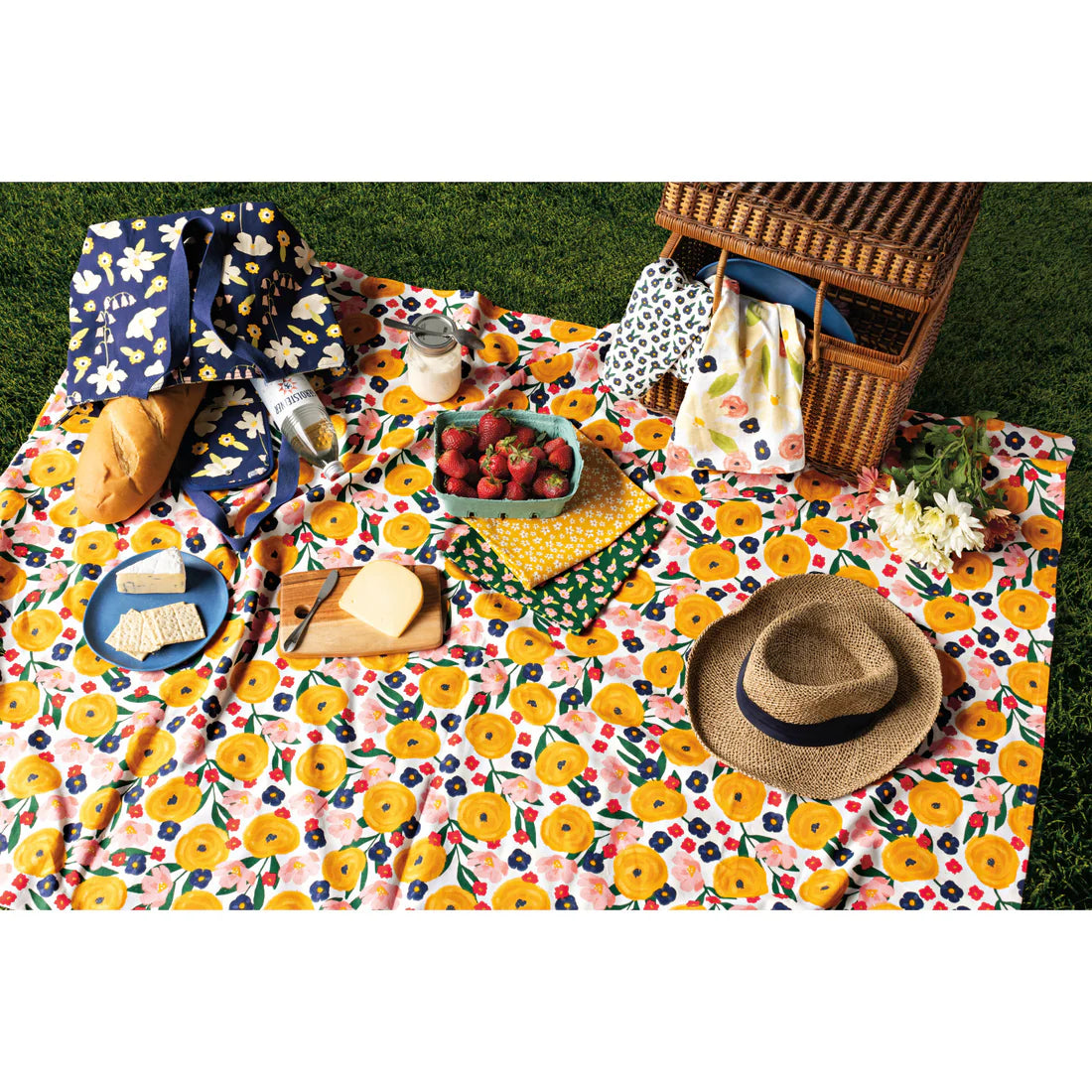NOW Designs Fold-Up Fresh Tote: Full Bloom
