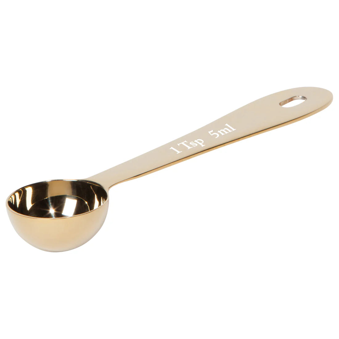 NOW Designs Measuring Spoon Set: Gold