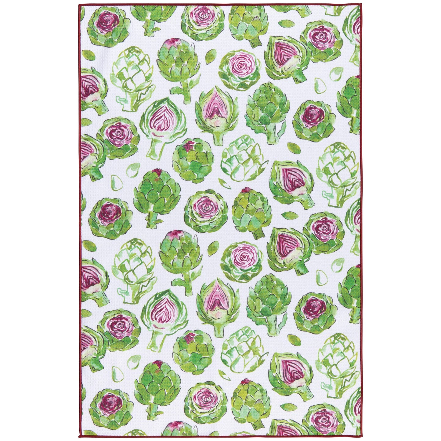 NOW Designs Microfiber Dishtowel: Artichoke