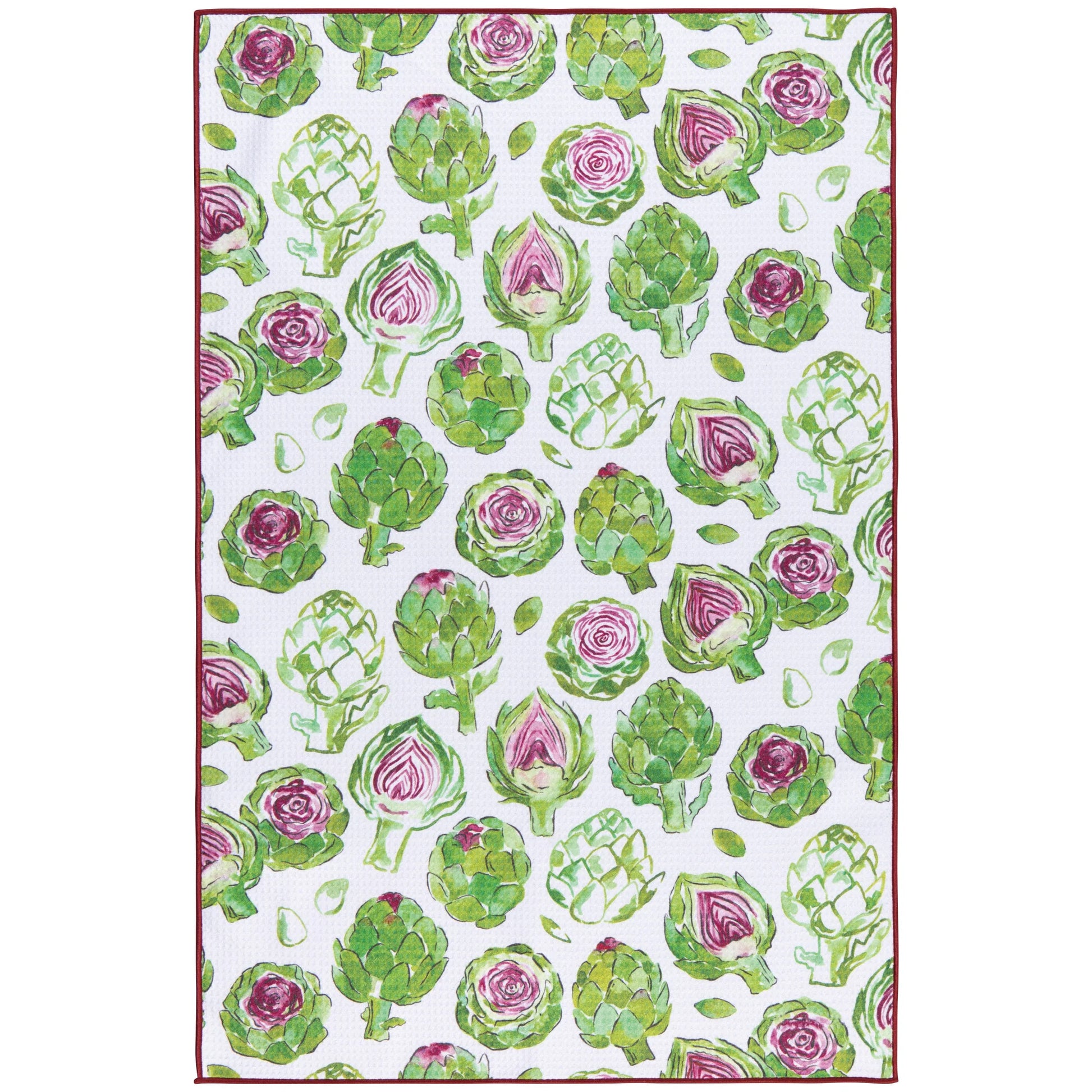 NOW Designs Microfiber Dishtowel: Artichoke
