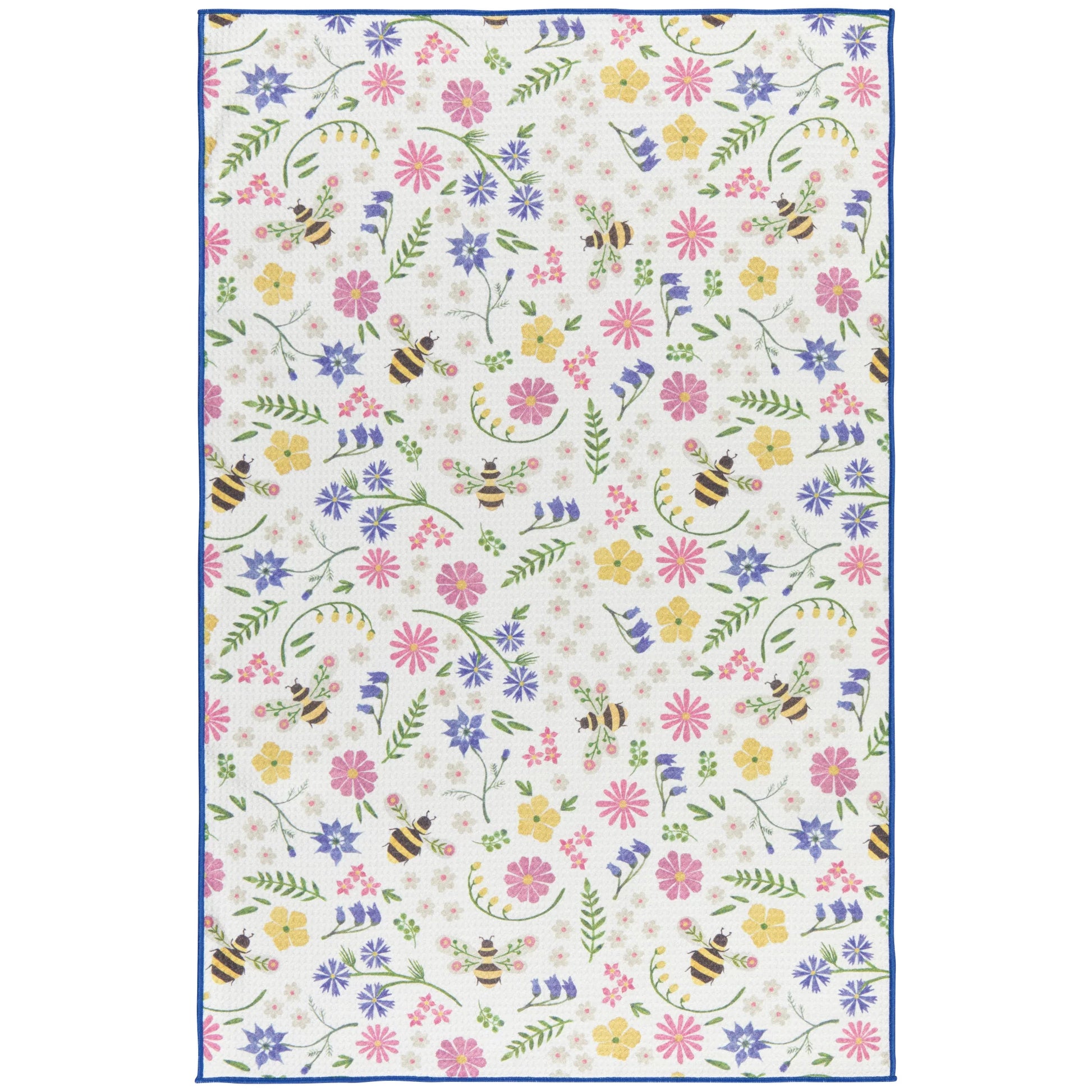 NOW Designs Microfiber Dishtowel: Bee Garden