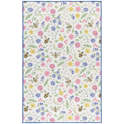 NOW Designs Microfiber Dishtowel: Bee Garden