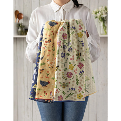 NOW Designs Microfiber Dishtowel: Free Range