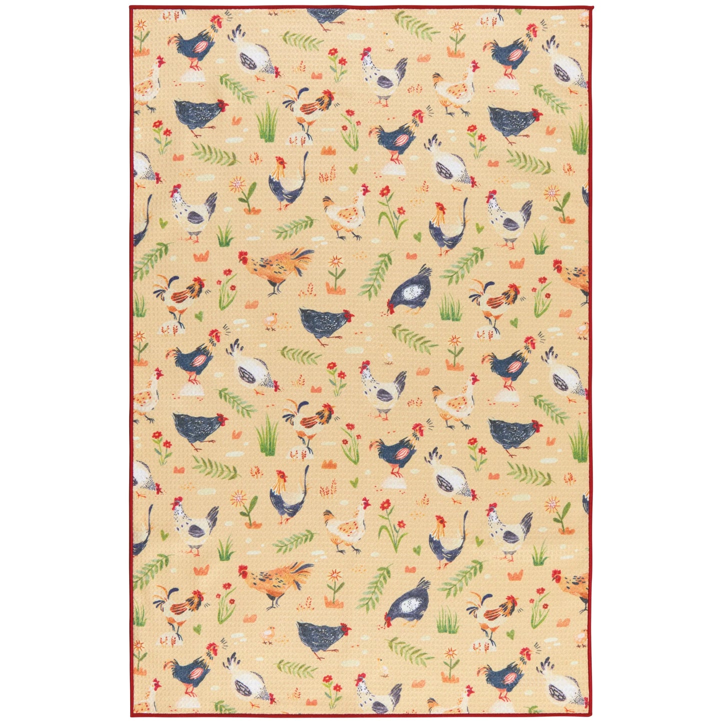 NOW Designs Microfiber Dishtowel: Free Range