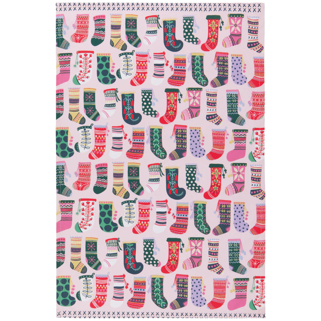 NOW Designs Mug and Dishtowel Set: Winter Woolens