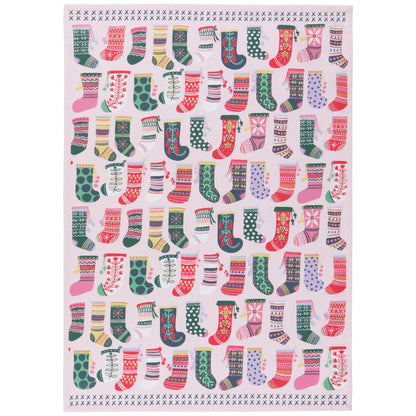 NOW Designs Mug and Dishtowel Set: Winter Woolens
