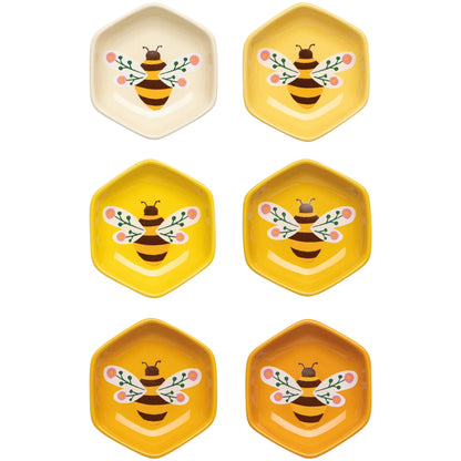 NOW Designs Pinch Bowls (Set of 6): Bee Garden