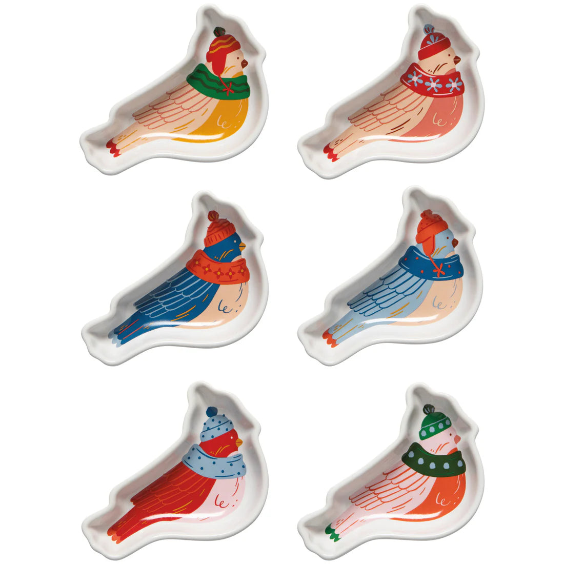 NOW Designs Pinch Bowls (Set of 6): Season's Tweetings