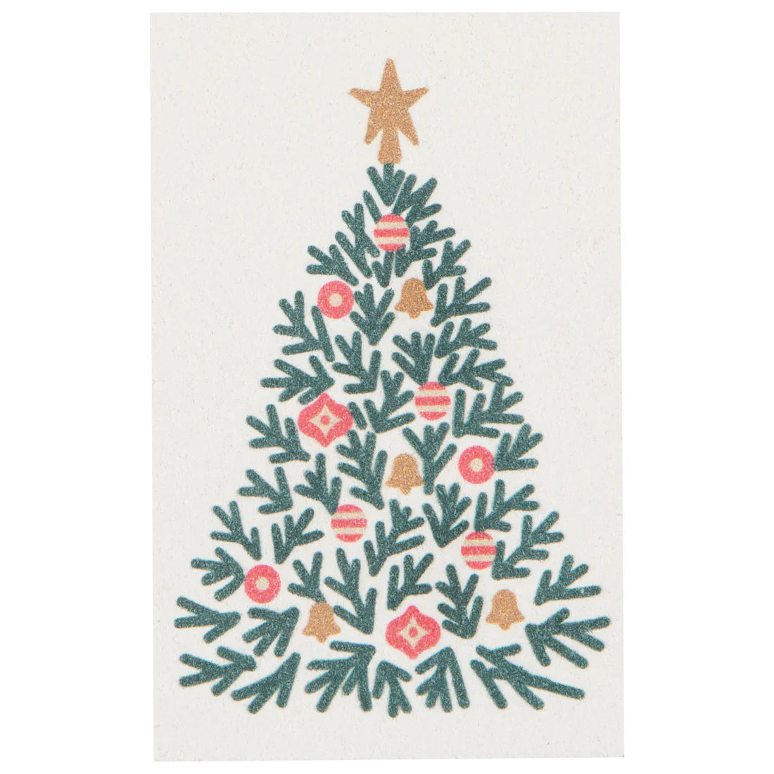 NOW Designs Pop Up Sponges (Set of 4): Festive Fir