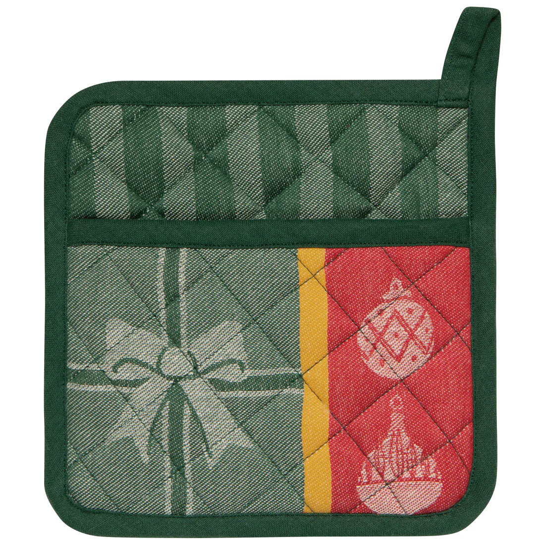 NOW Designs Pot Holder: Jacquard, Festive Fir