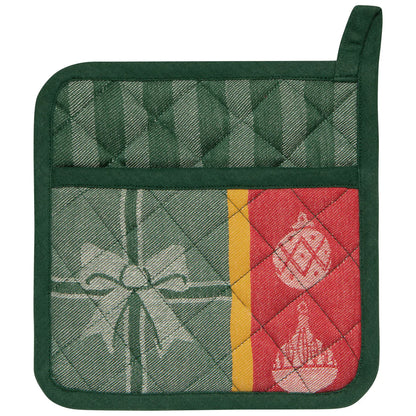 NOW Designs Pot Holder: Jacquard, Festive Fir