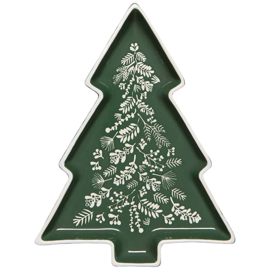 NOW Designs Shaped Tray: Winterberry