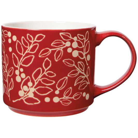 NOW Designs Stacking Mug: Merry Berry