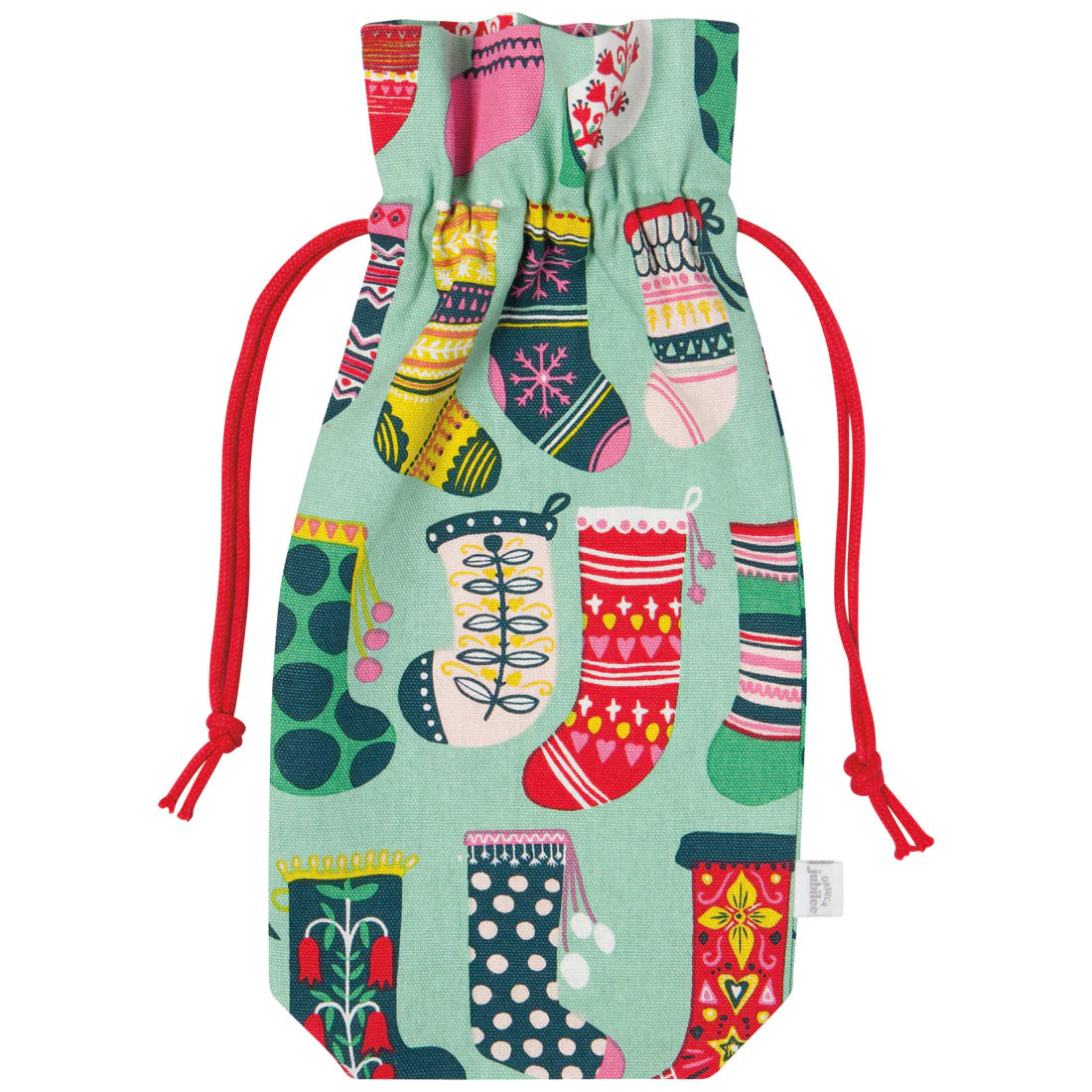 NOW Designs Wine Bags (Set of 2): Winter Woolens