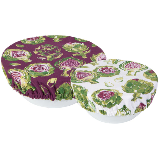 Now Designs Bowl Covers (Set of 2): Artichoke