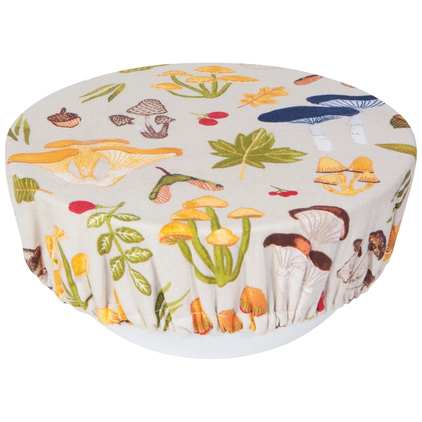 Now Designs Bowl Covers (Set of 2): Field Mushrooms