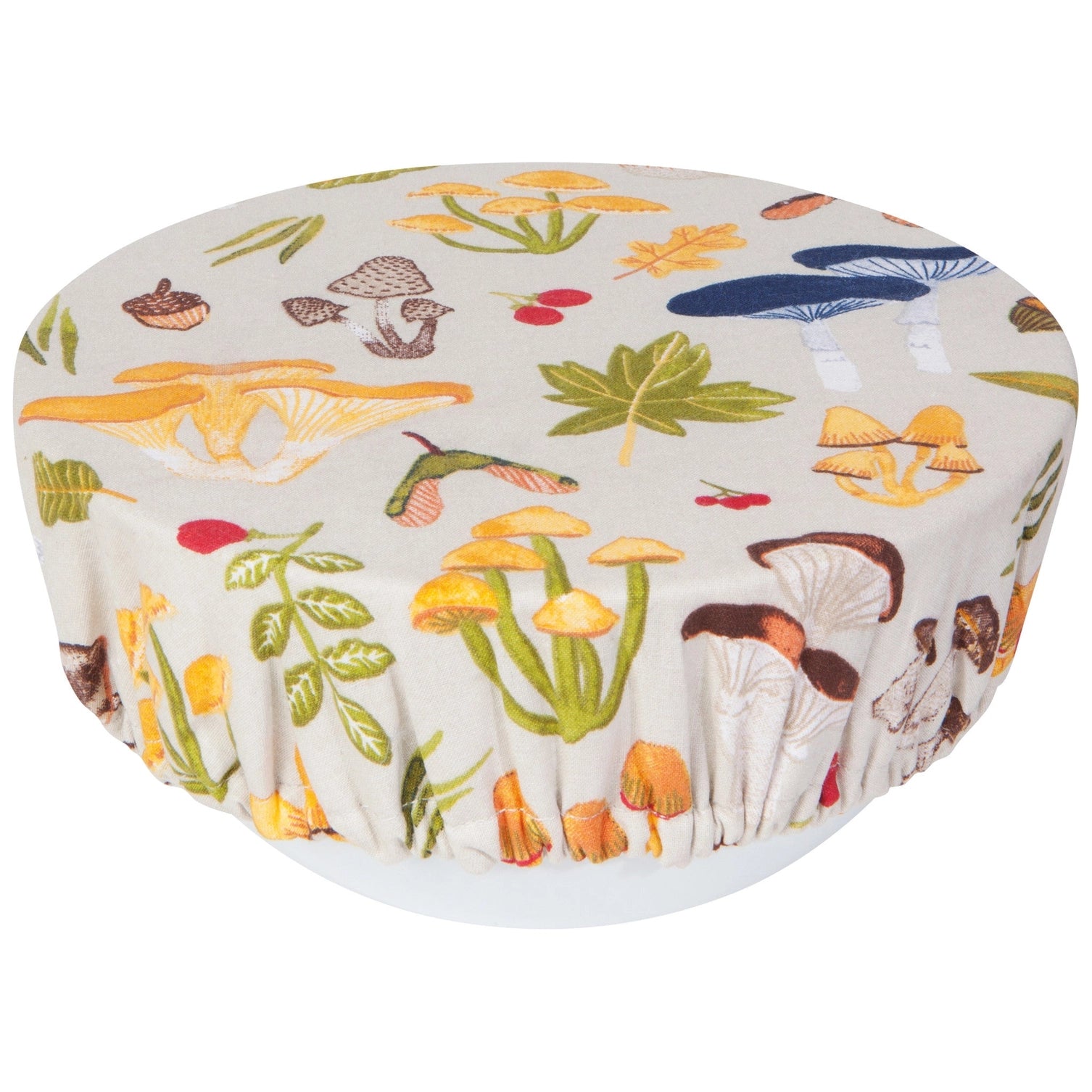 Now Designs Bowl Covers (Set of 2): Field Mushrooms
