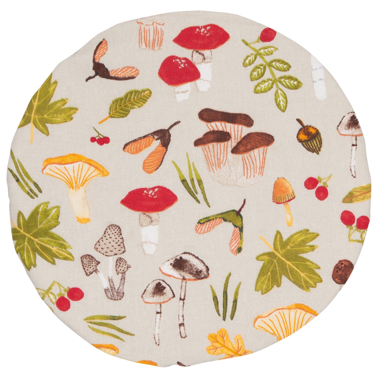 Now Designs Bowl Covers (Set of 2): Field Mushrooms