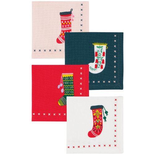 Now Designs Cocktail Napkins (Set of 4): Winter Woolens