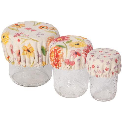 Now Designs Jar Covers (Set of 3): Cottage Floral
