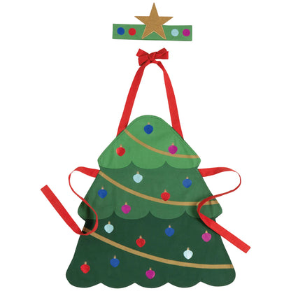 Now Designs Kids Apron & Hat Set: Daydream, Christmas Tree