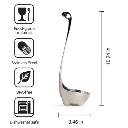 OTOTO Nessie Ladle: Stainless Steel