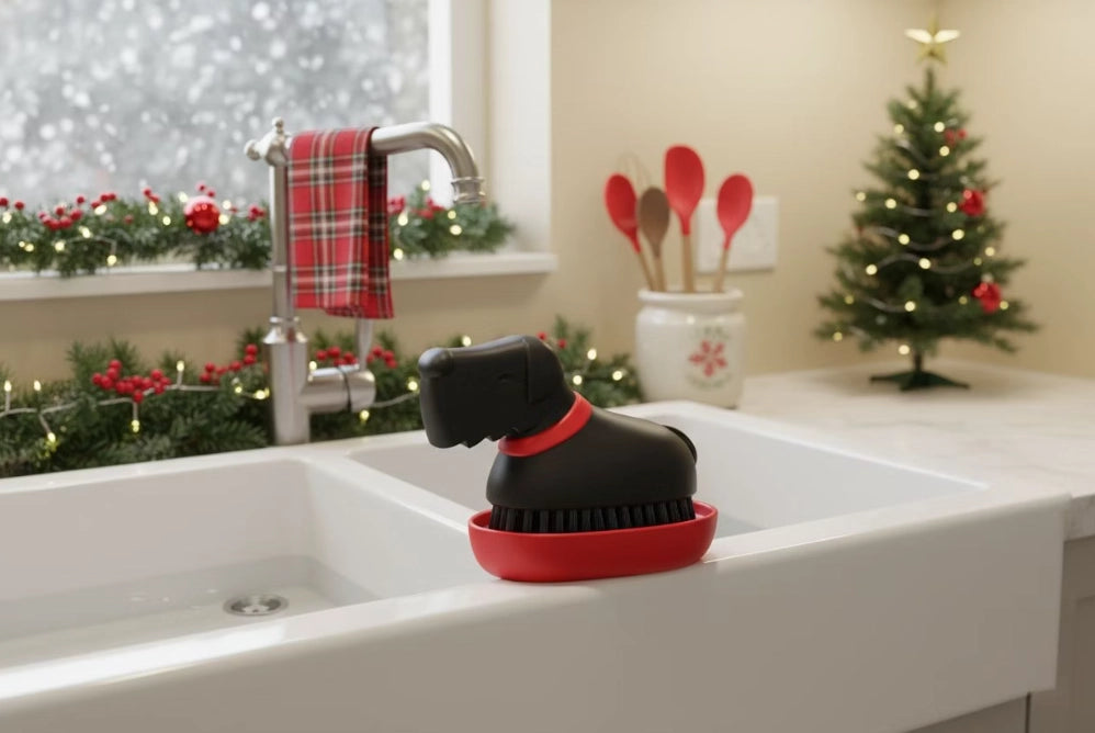 OTOTO Oscar Dog Dish Brush