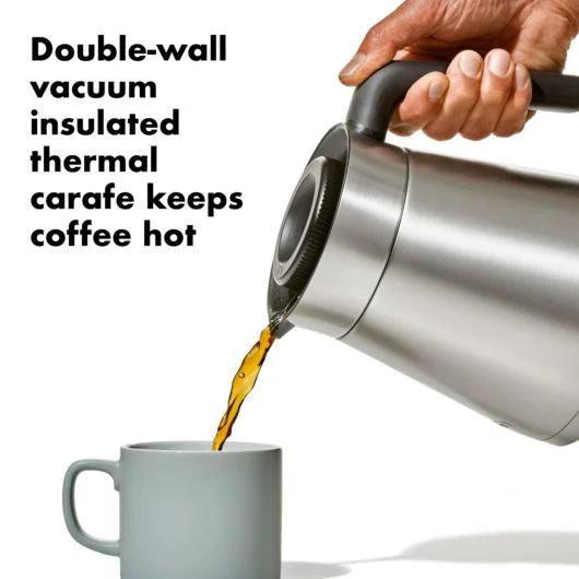 OXO Coffee Maker: 12-Cup w/Podless Single-serve Function