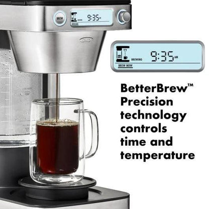 OXO Coffee Maker: 12-Cup w/Podless Single-serve Function