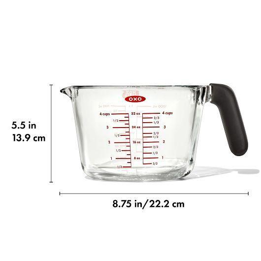OXO Glass Measuring Cup: 4 Cup