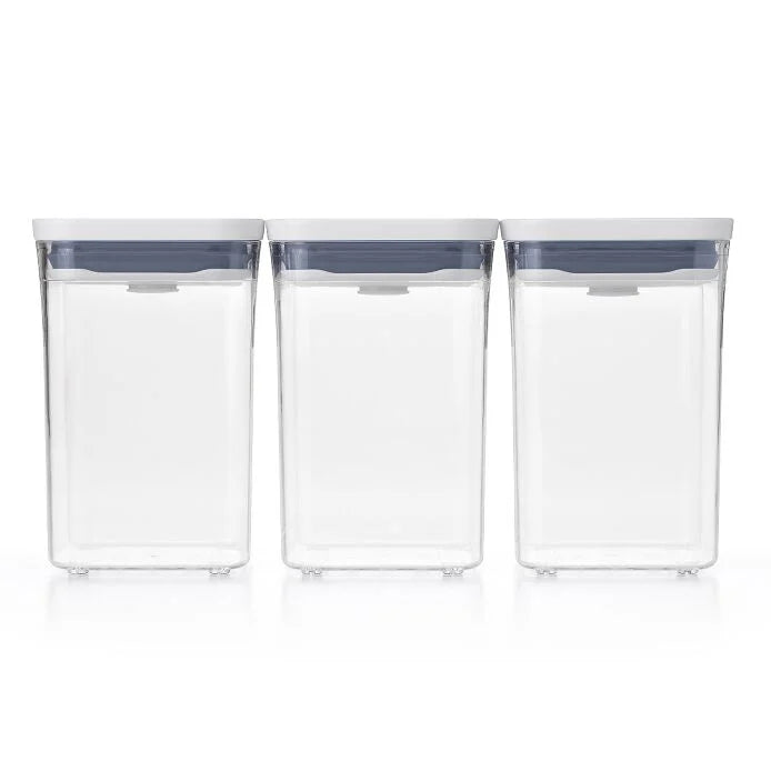 OXO Small Square POP Containers: Short, Set of 3