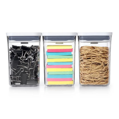 OXO Small Square POP Containers: Short, Set of 3